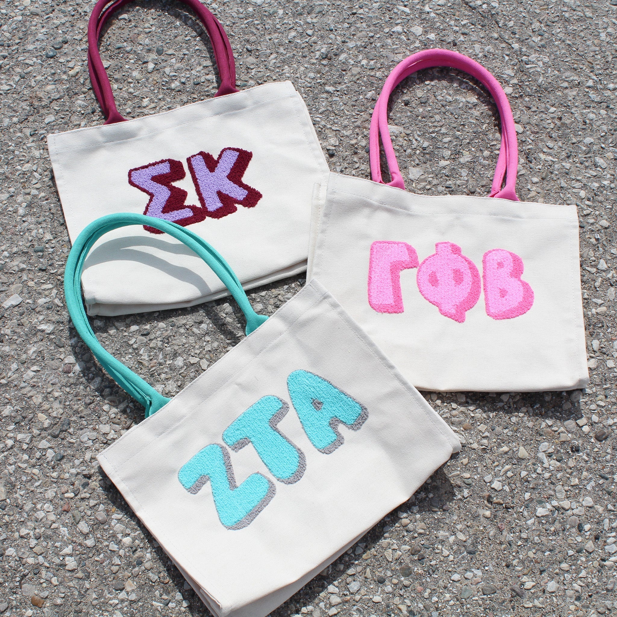 Chenille Gift Totes