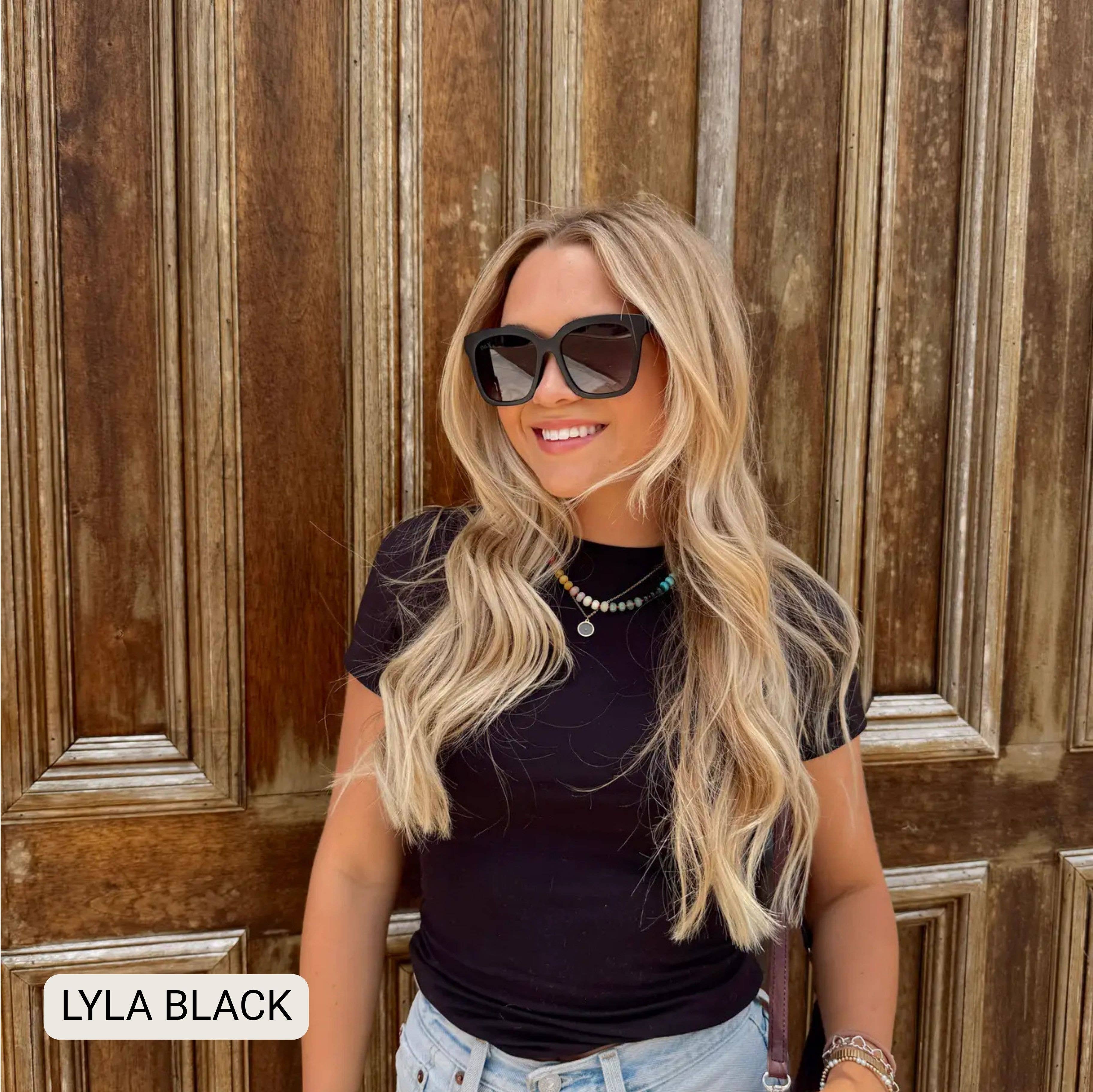 Lyla - Polarized Medium Cat Eye Sunglasses