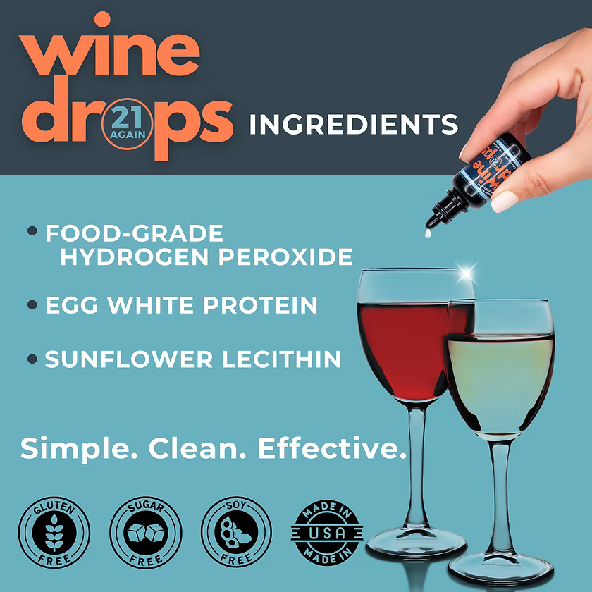 21 Again Wine Drops
