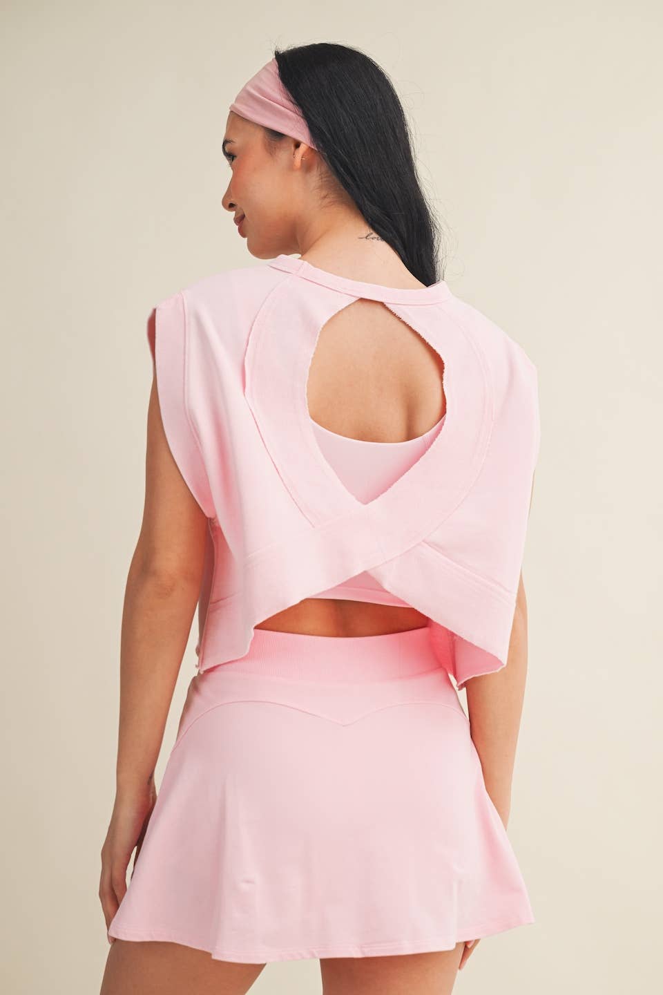 Mineral Wash Open Back Top