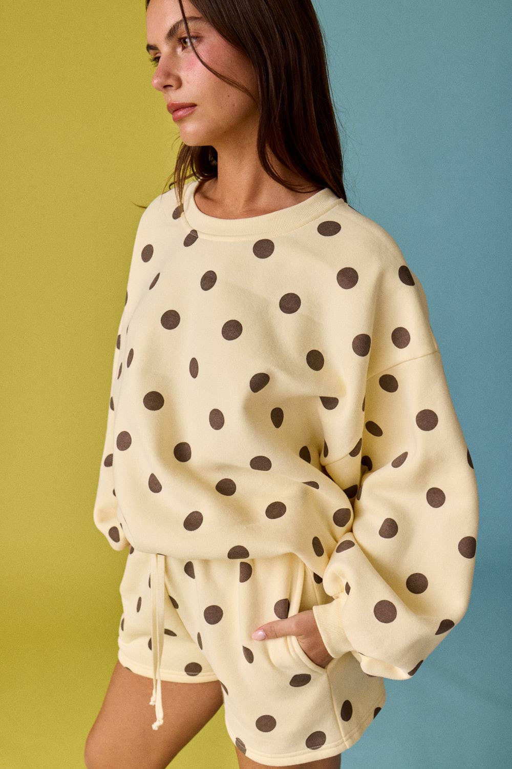 Polka Dot Fleece Set