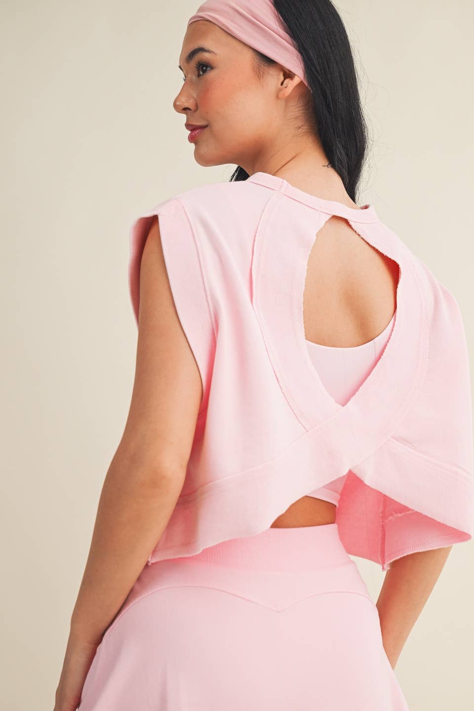 Mineral Wash Open Back Top