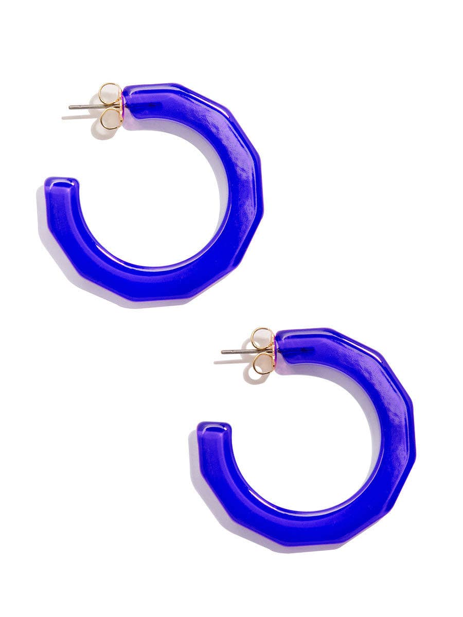 Small Textured Hoop Earring