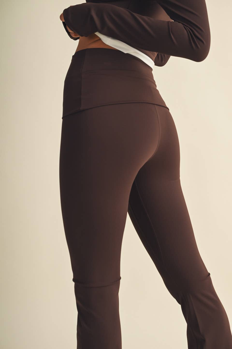 Active Foldover Flare Legging