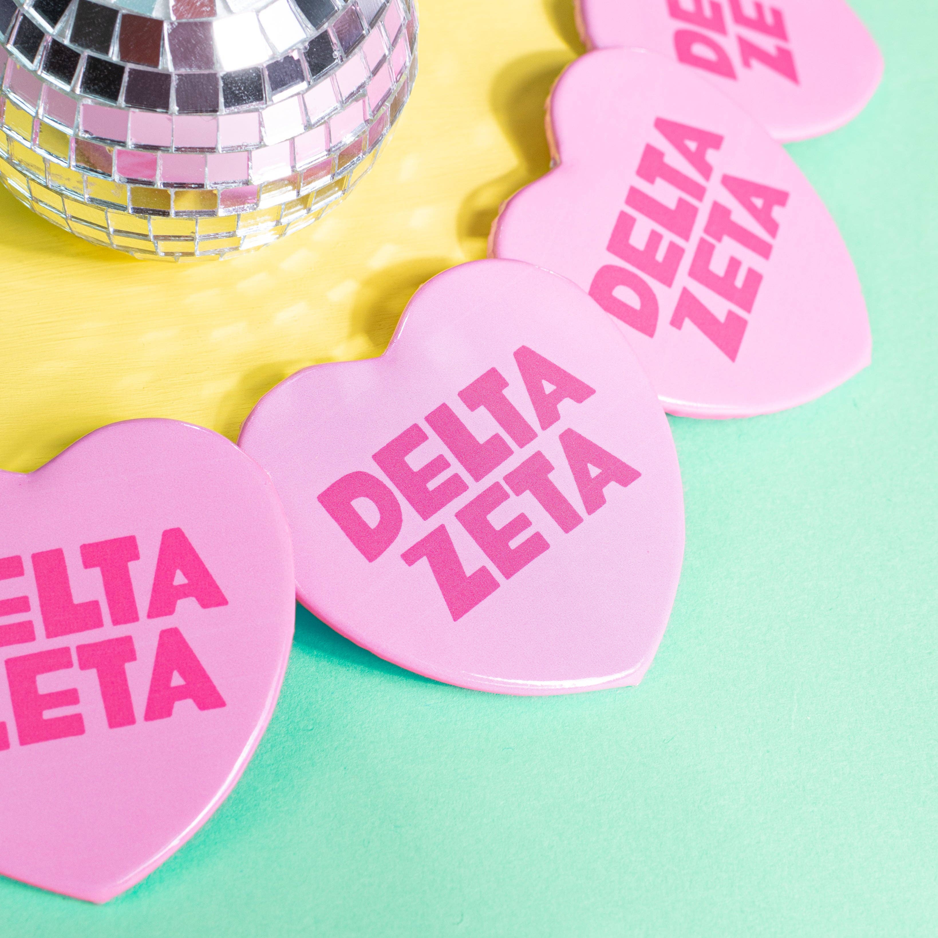 Pop Heart Buttons: Phi Mu