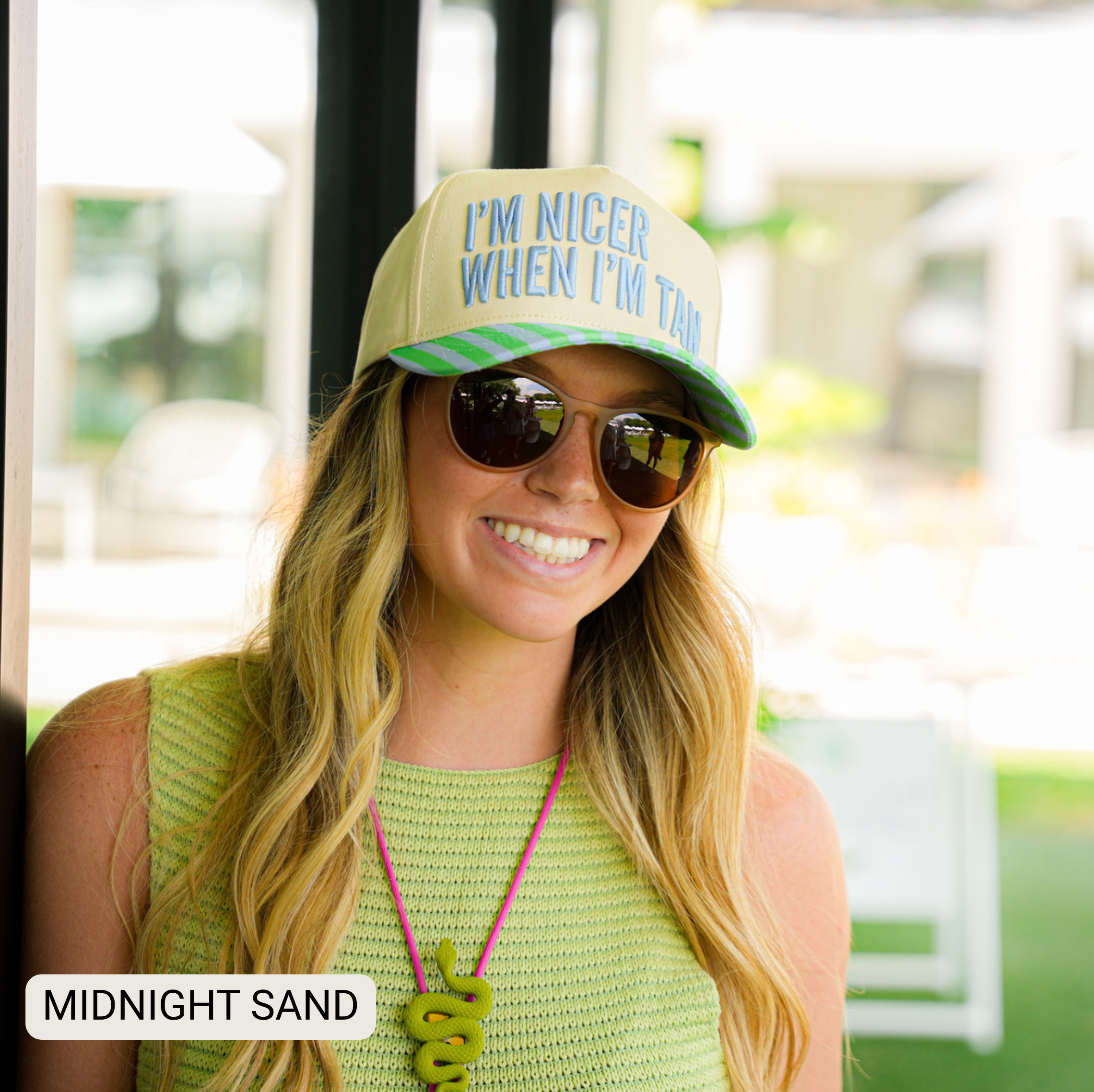 Midnight - Women's Polarized Medium Horn Sunglasses