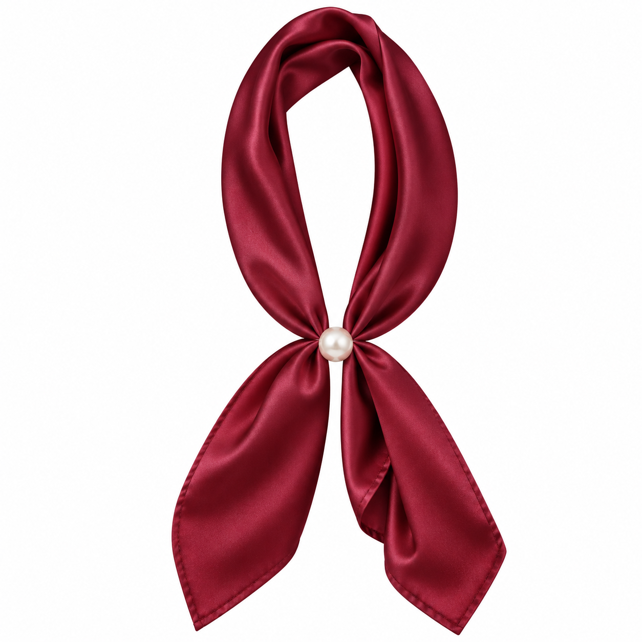 Solid Color Ready To Wear Magnetic Scarf