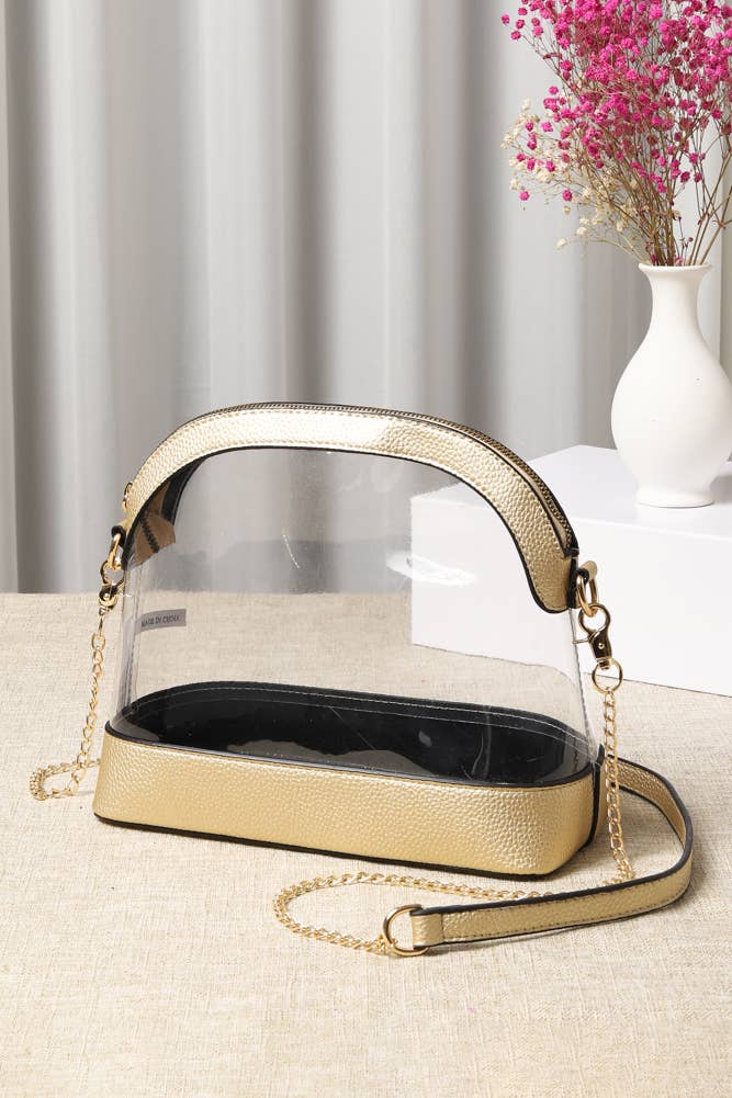 Clear Stadium Concert Bag: Leopard