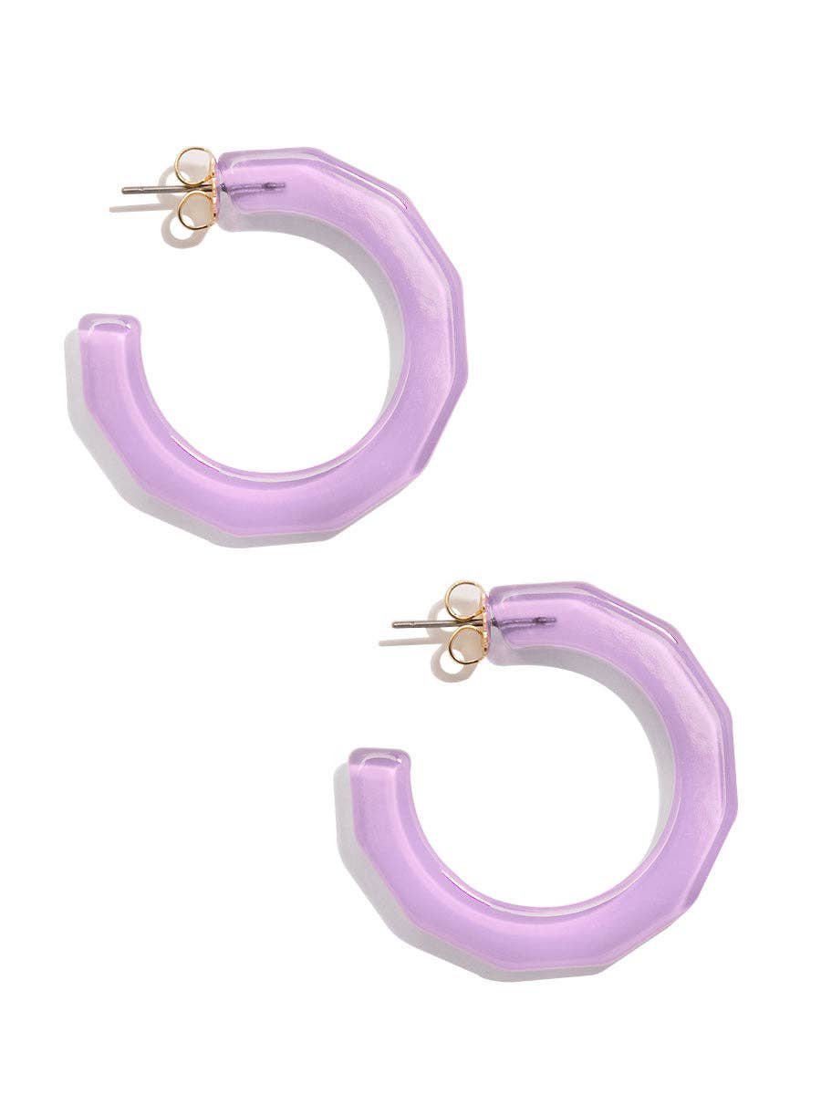 Small Textured Hoop Earring
