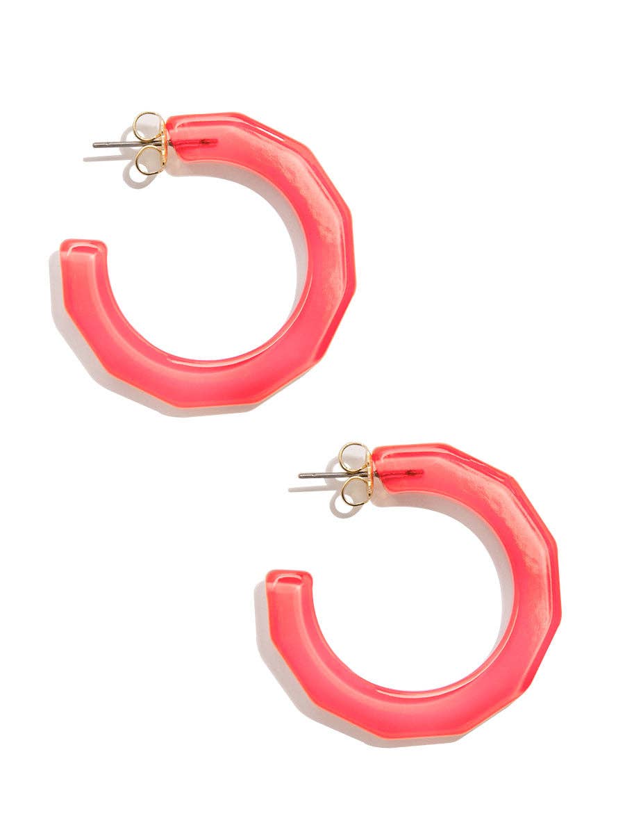 Small Textured Hoop Earring