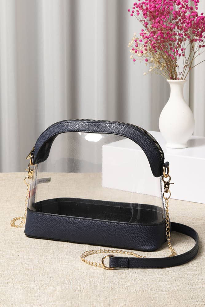 Clear Stadium Concert Bag: Leopard