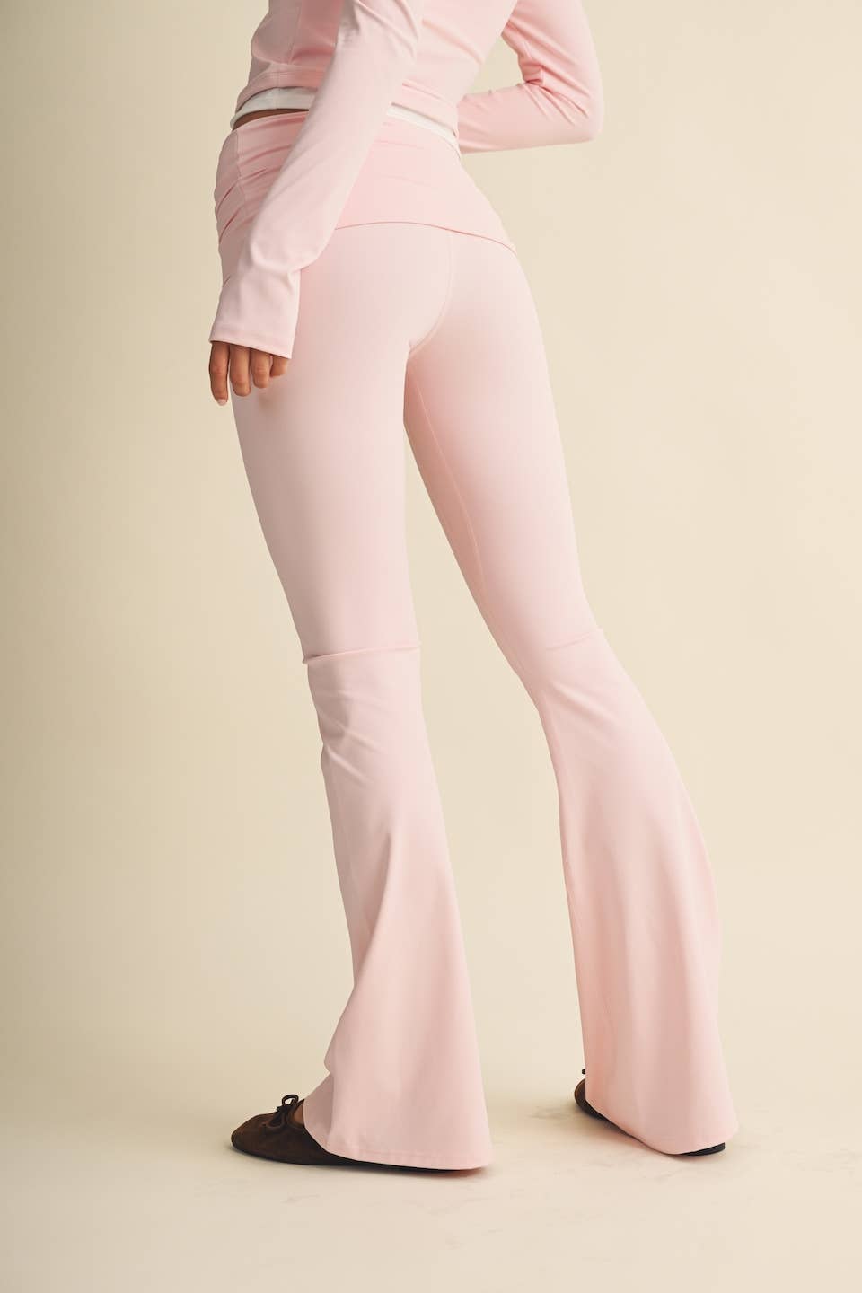 Active Foldover Flare Legging