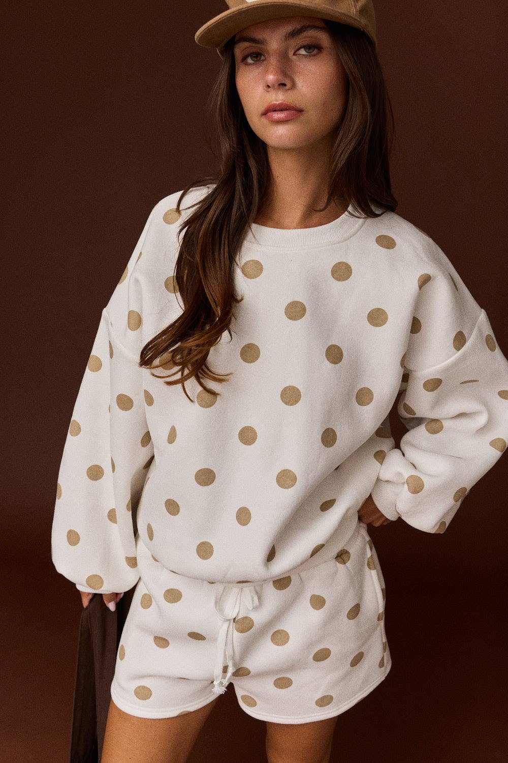 Polka Dot Fleece Set