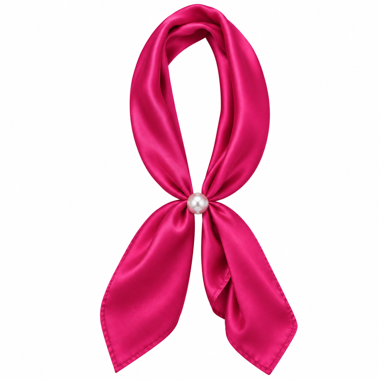 Solid Color Ready To Wear Magnetic Scarf