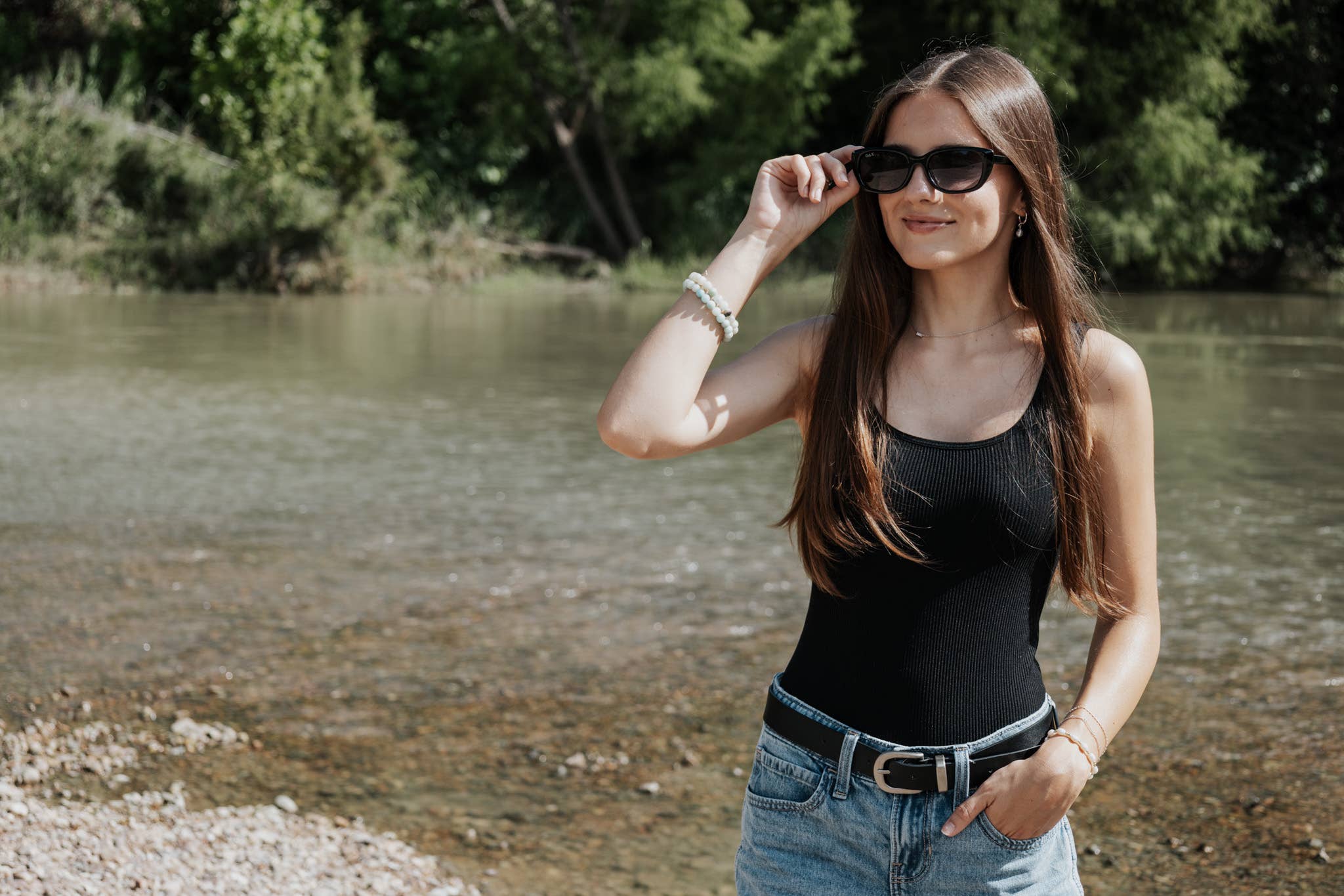 Jade - Women's Small Cat Eye Polarized Sunglasses