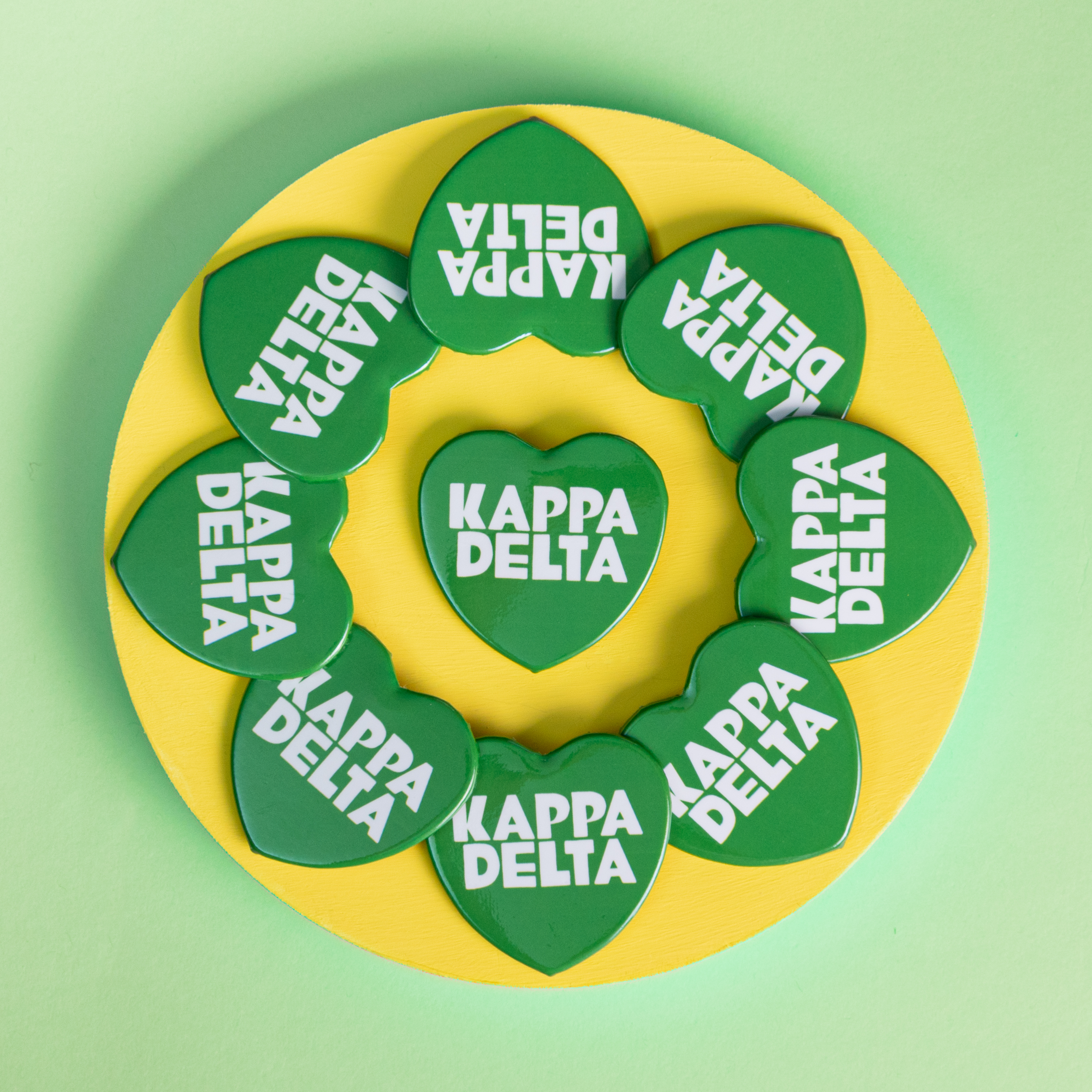 Pop Heart Buttons: Pi Beta Phi