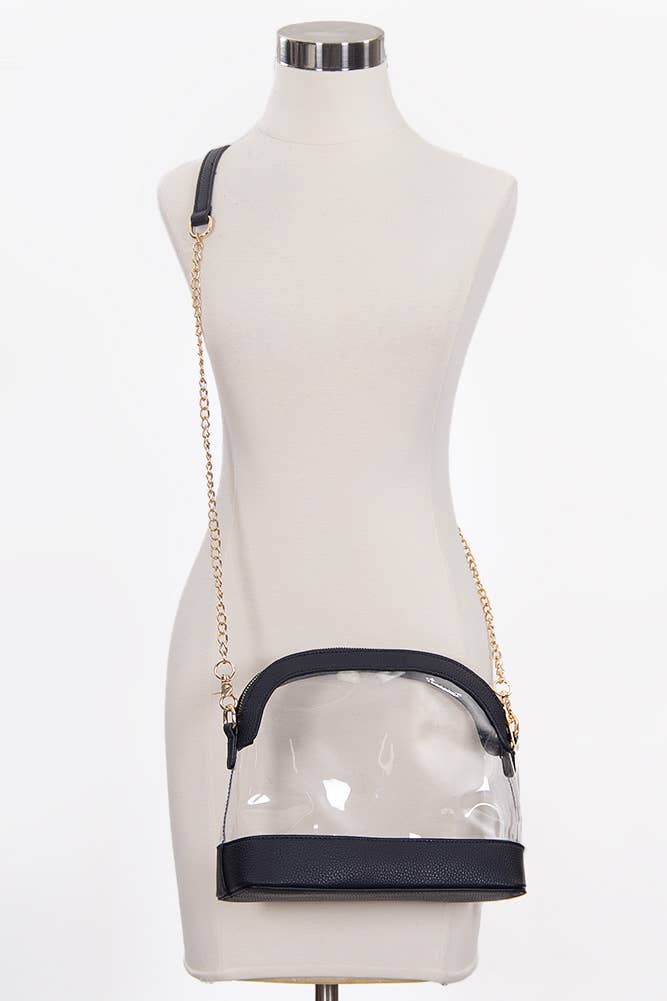 Clear Stadium Concert Bag: Leopard