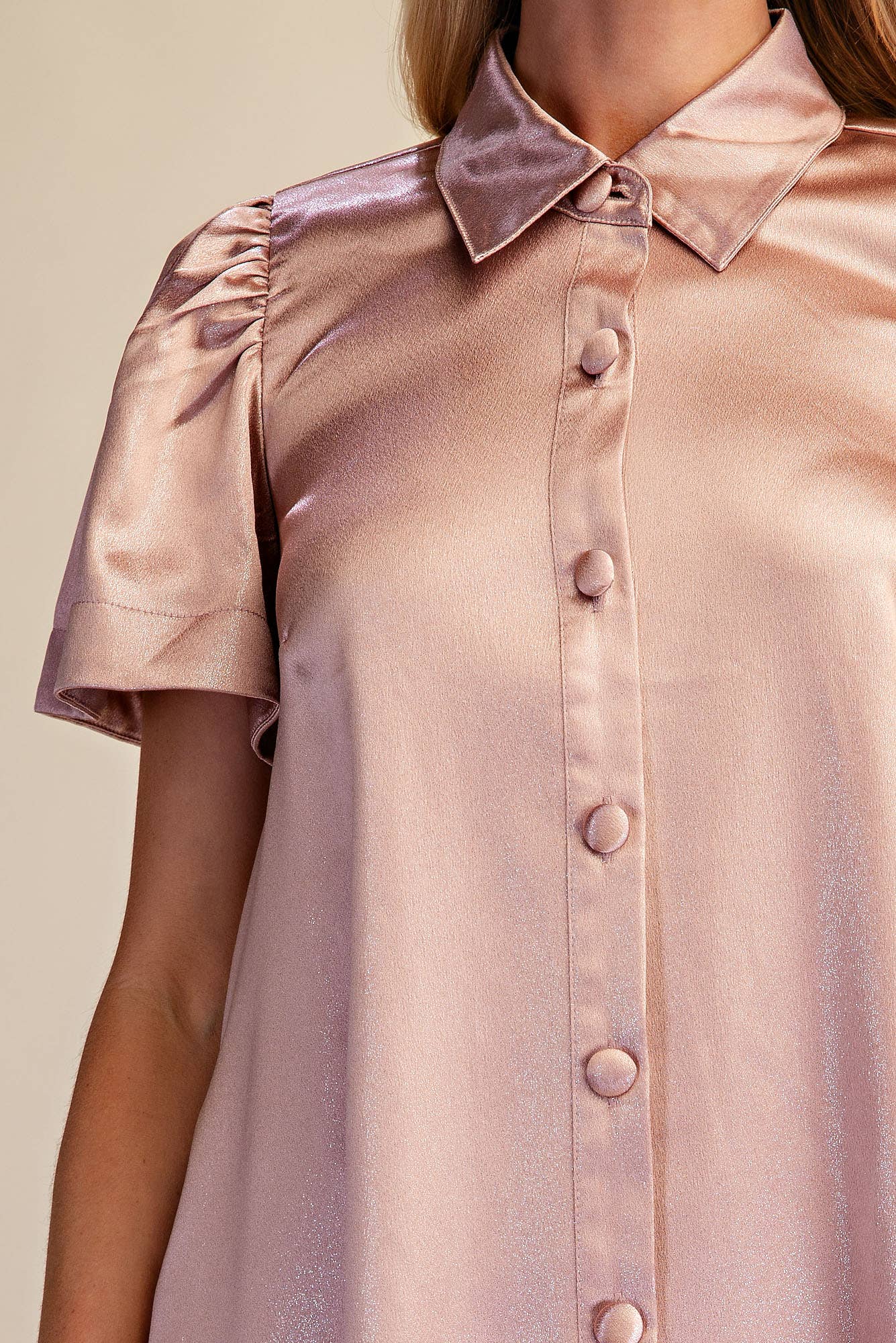 Metallic Holiday Mini Dress