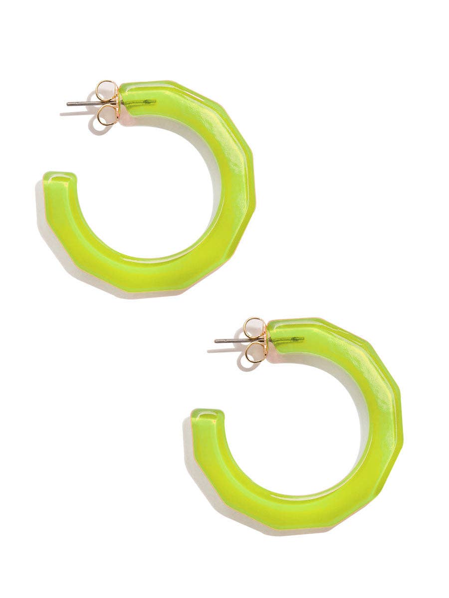 Small Textured Hoop Earring