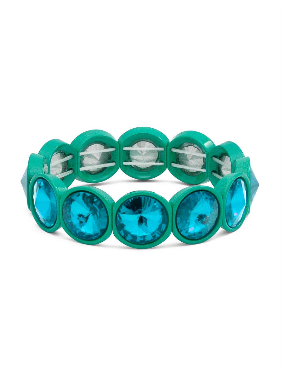 Round Crystal Stretch Bracelet