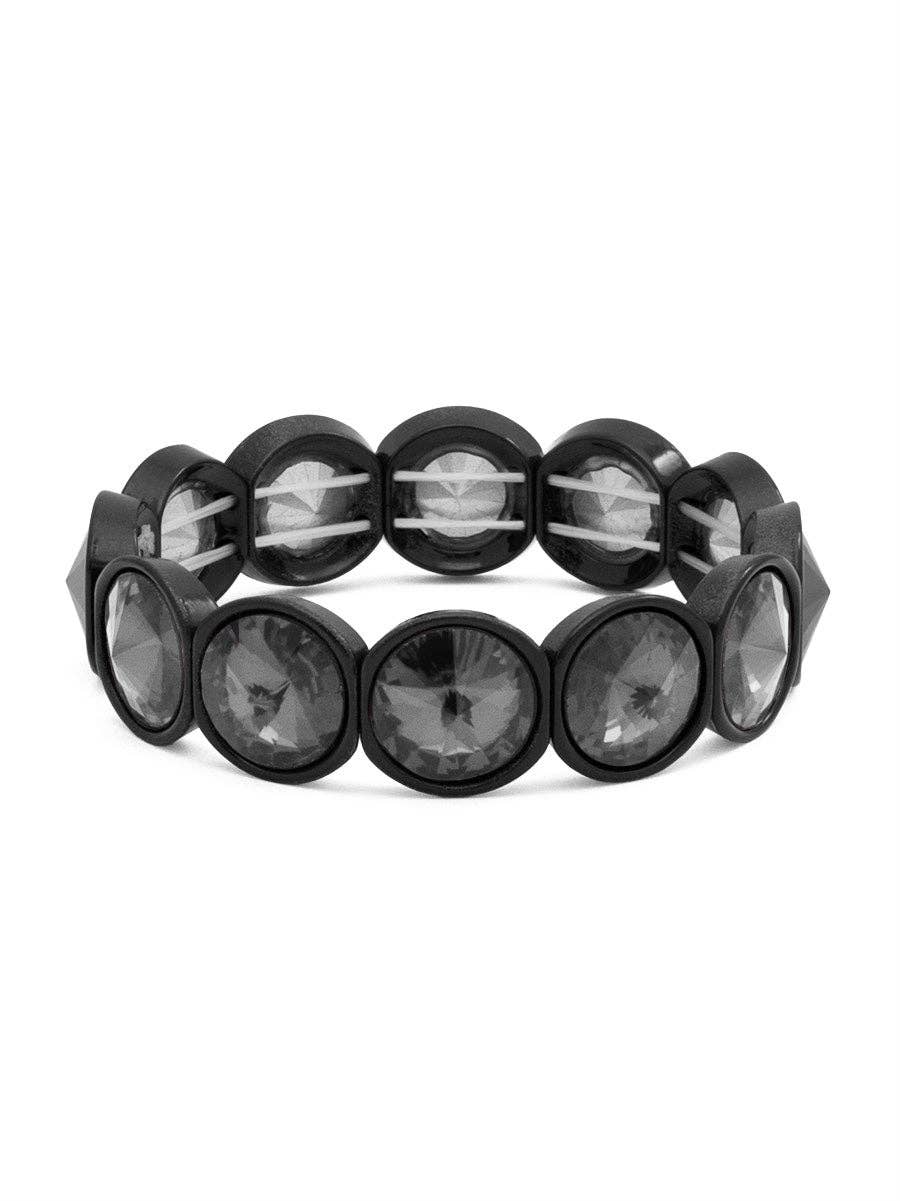 Round Crystal Stretch Bracelet