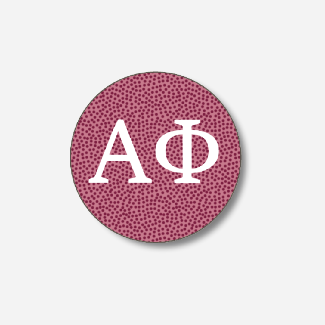 Alpha Phi Dots Button: Large Dots