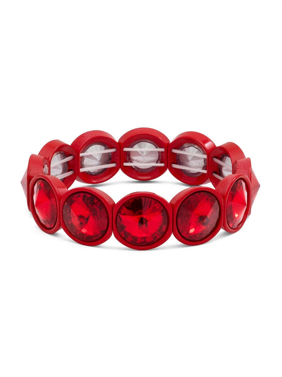 Round Crystal Stretch Bracelet
