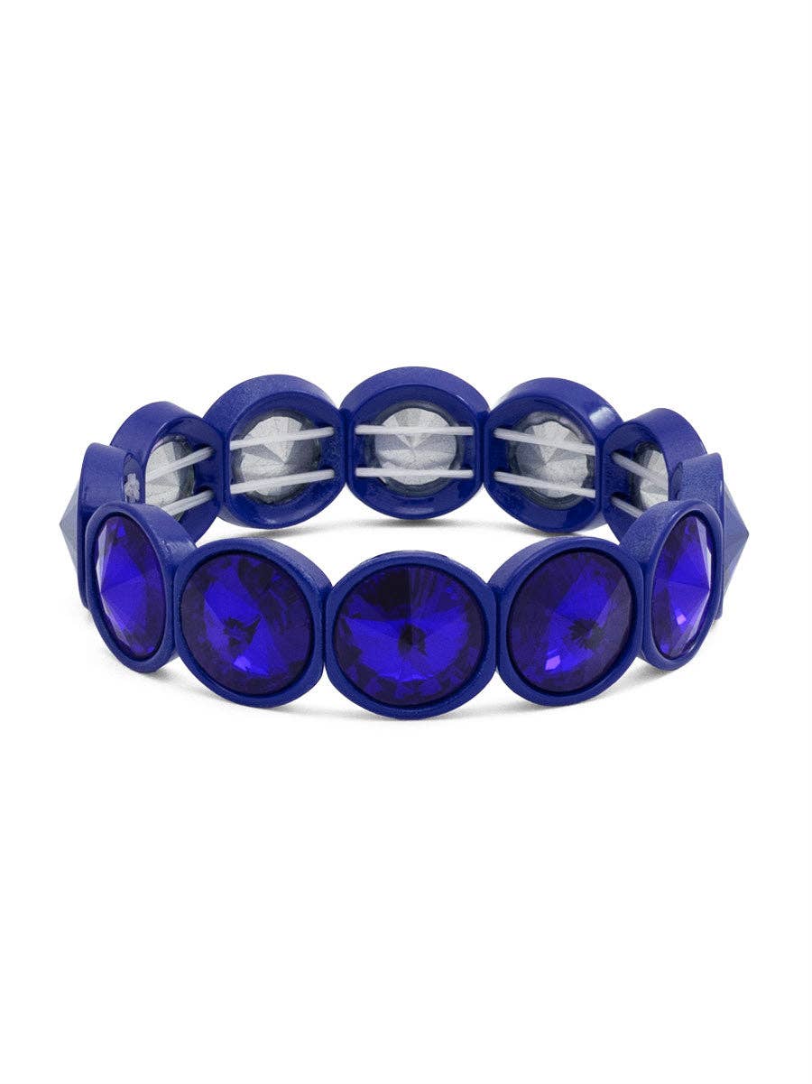 Round Crystal Stretch Bracelet