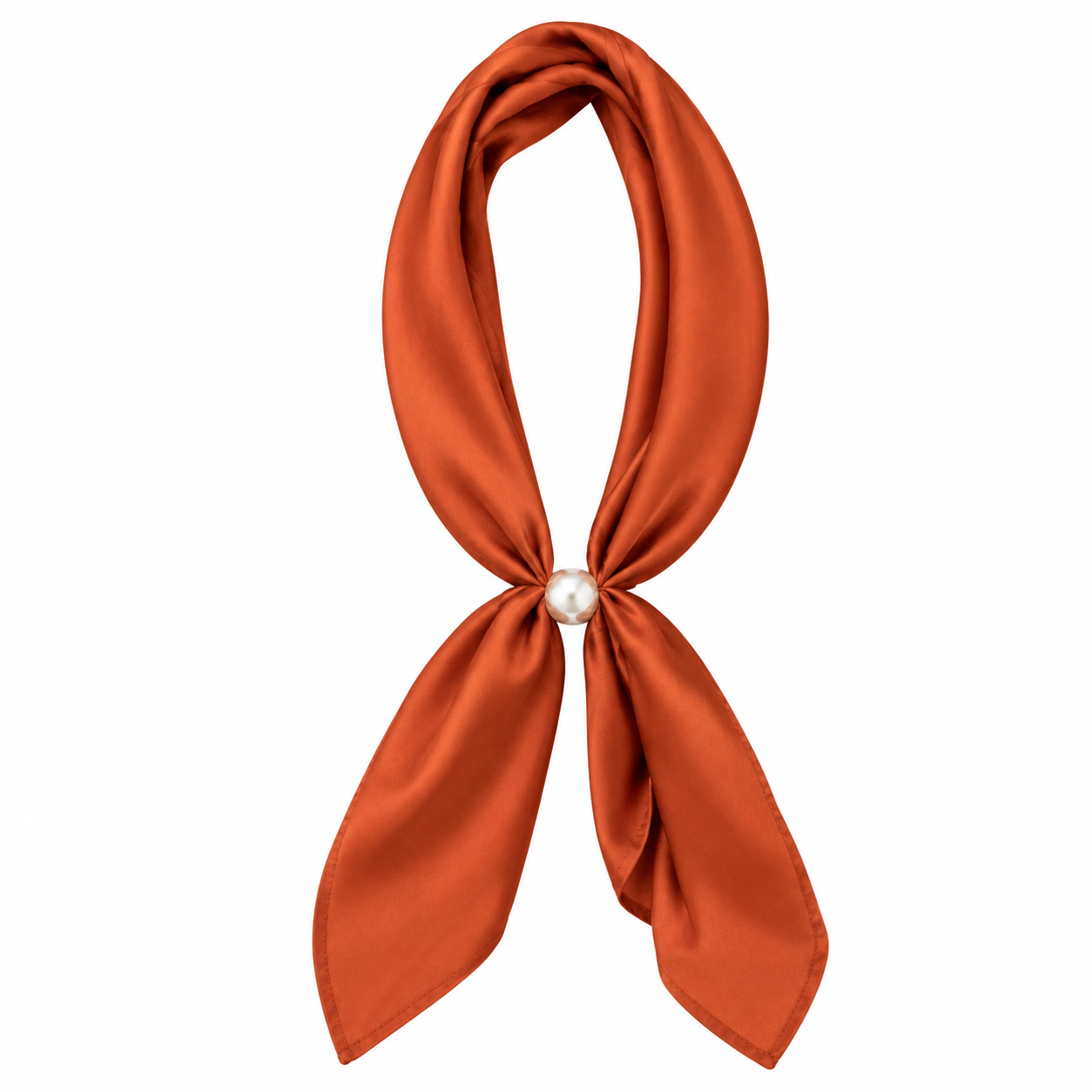 Solid Color Ready To Wear Magnetic Scarf