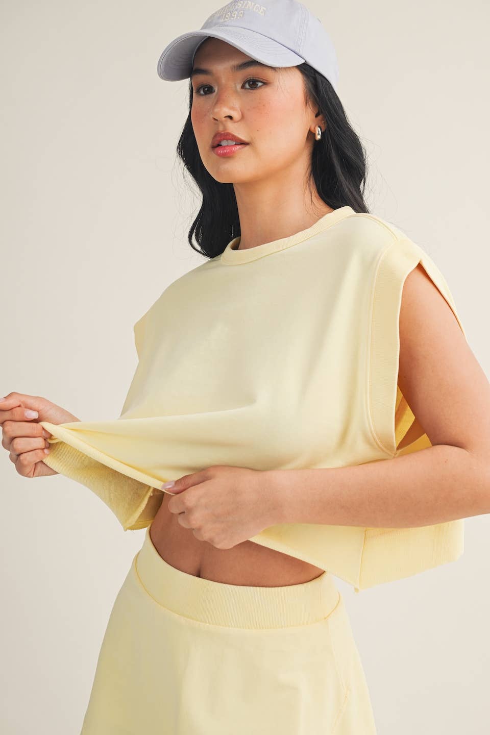 Mineral Wash Open Back Top
