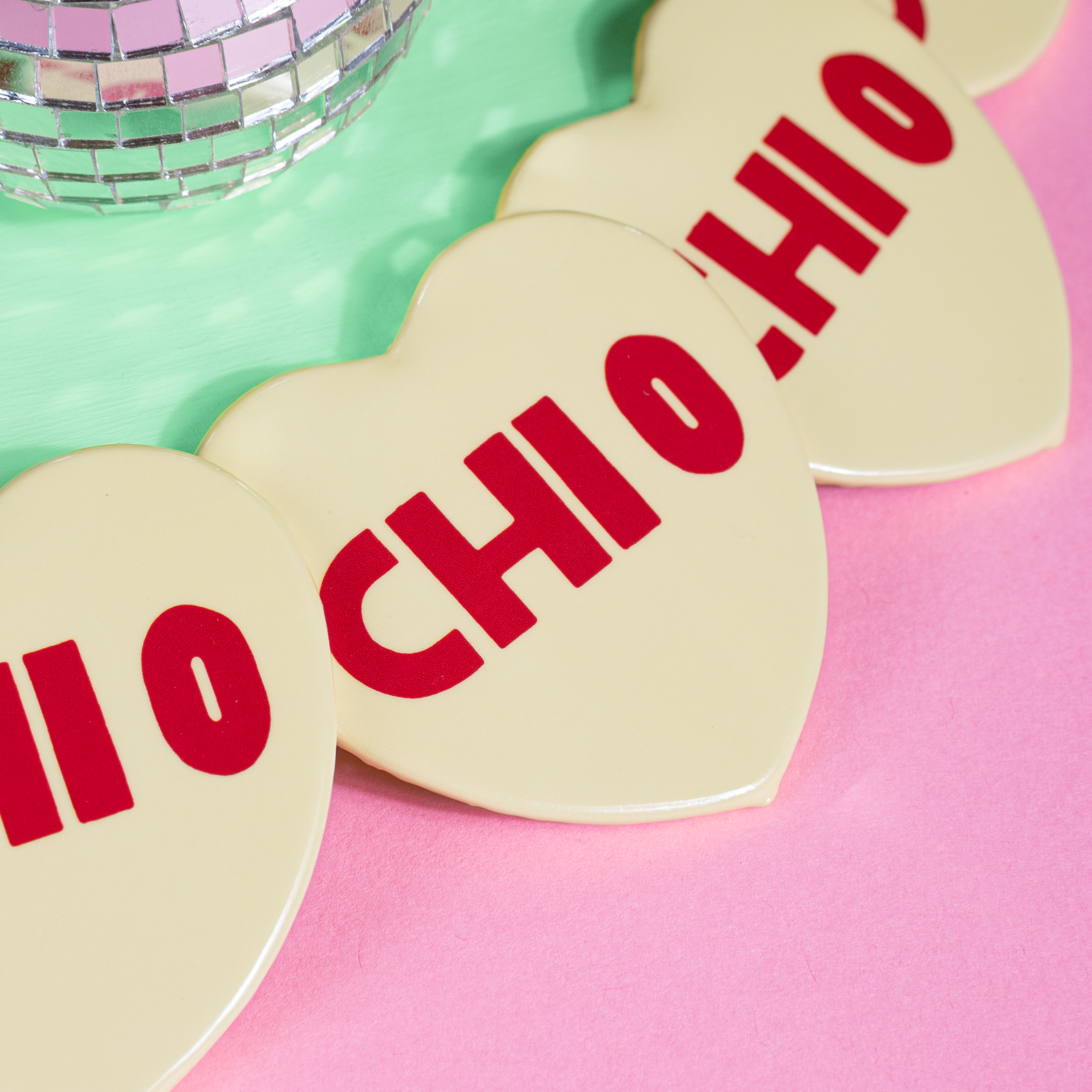 Pop Heart Buttons: Pi Beta Phi