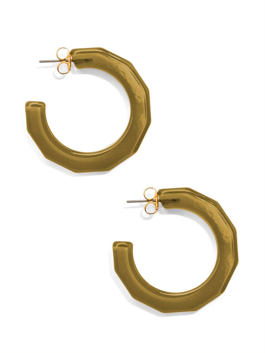 Small Textured Hoop Earring