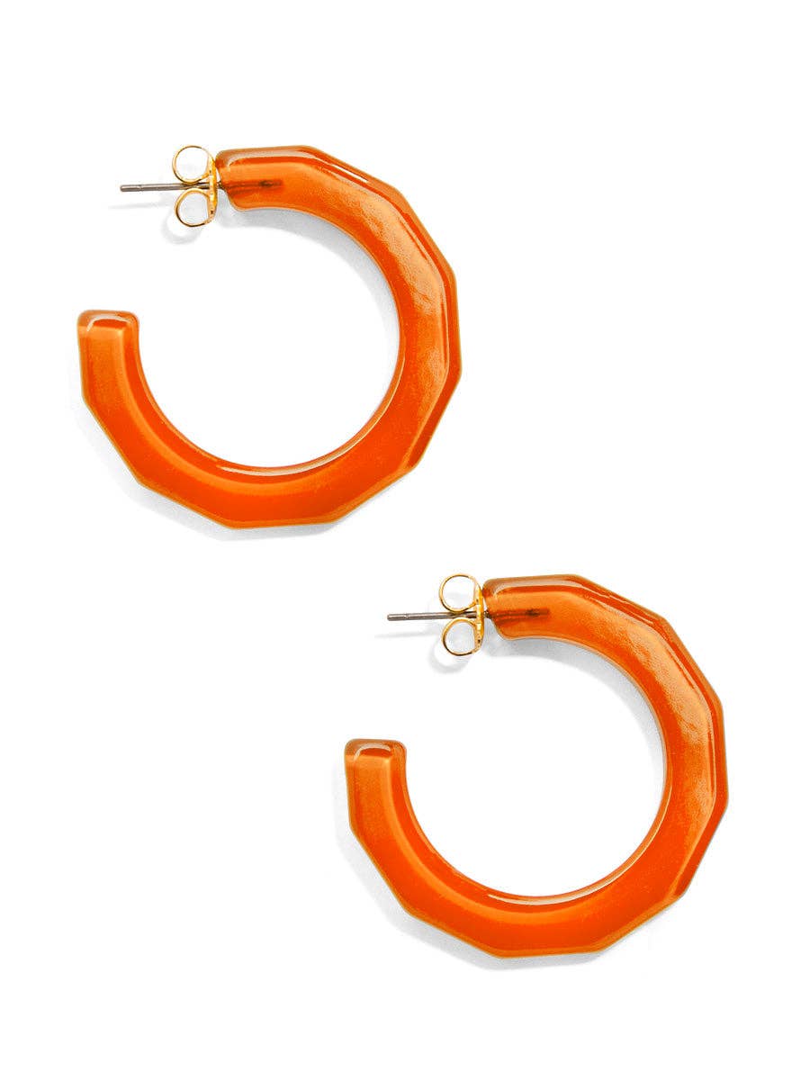 Small Textured Hoop Earring
