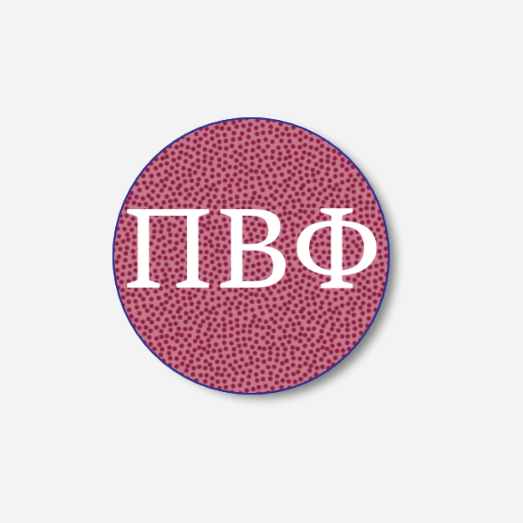 Pi Beta Phi Dots Button : Large Dots