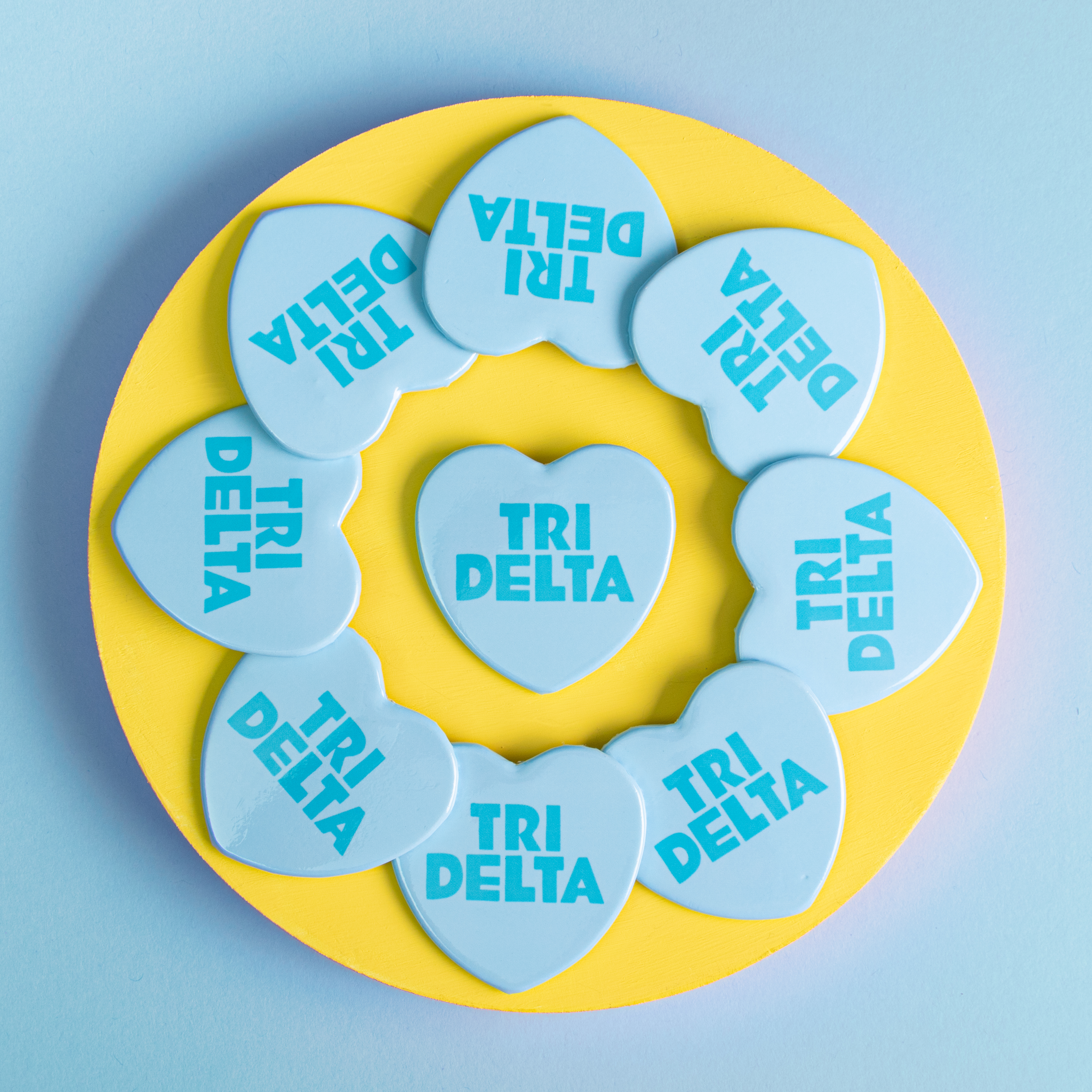 Pop Heart Buttons: Alpha Phi