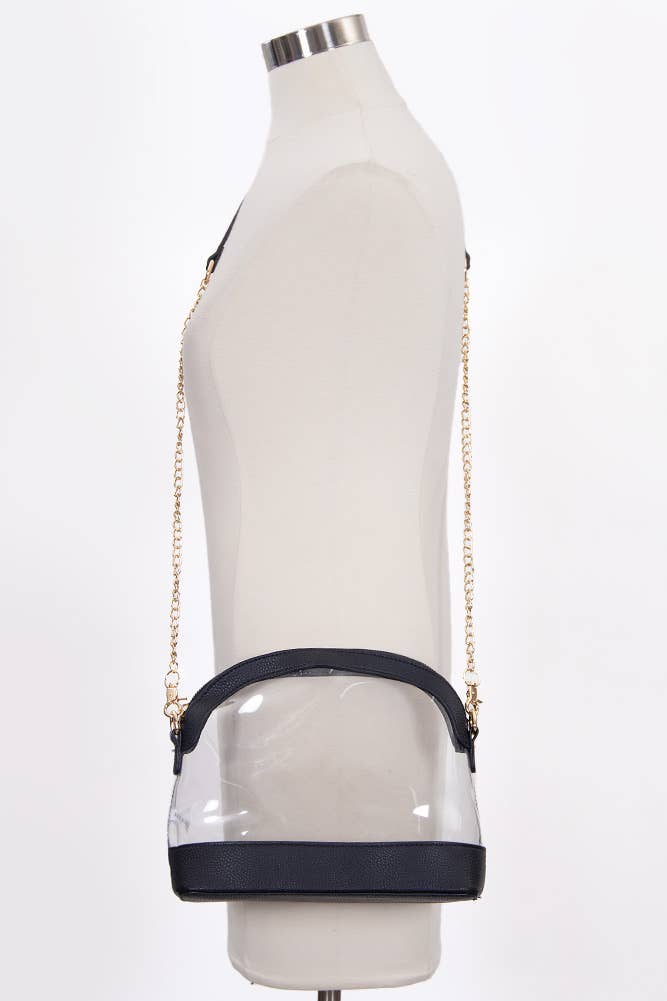 Clear Stadium Concert Bag: Leopard