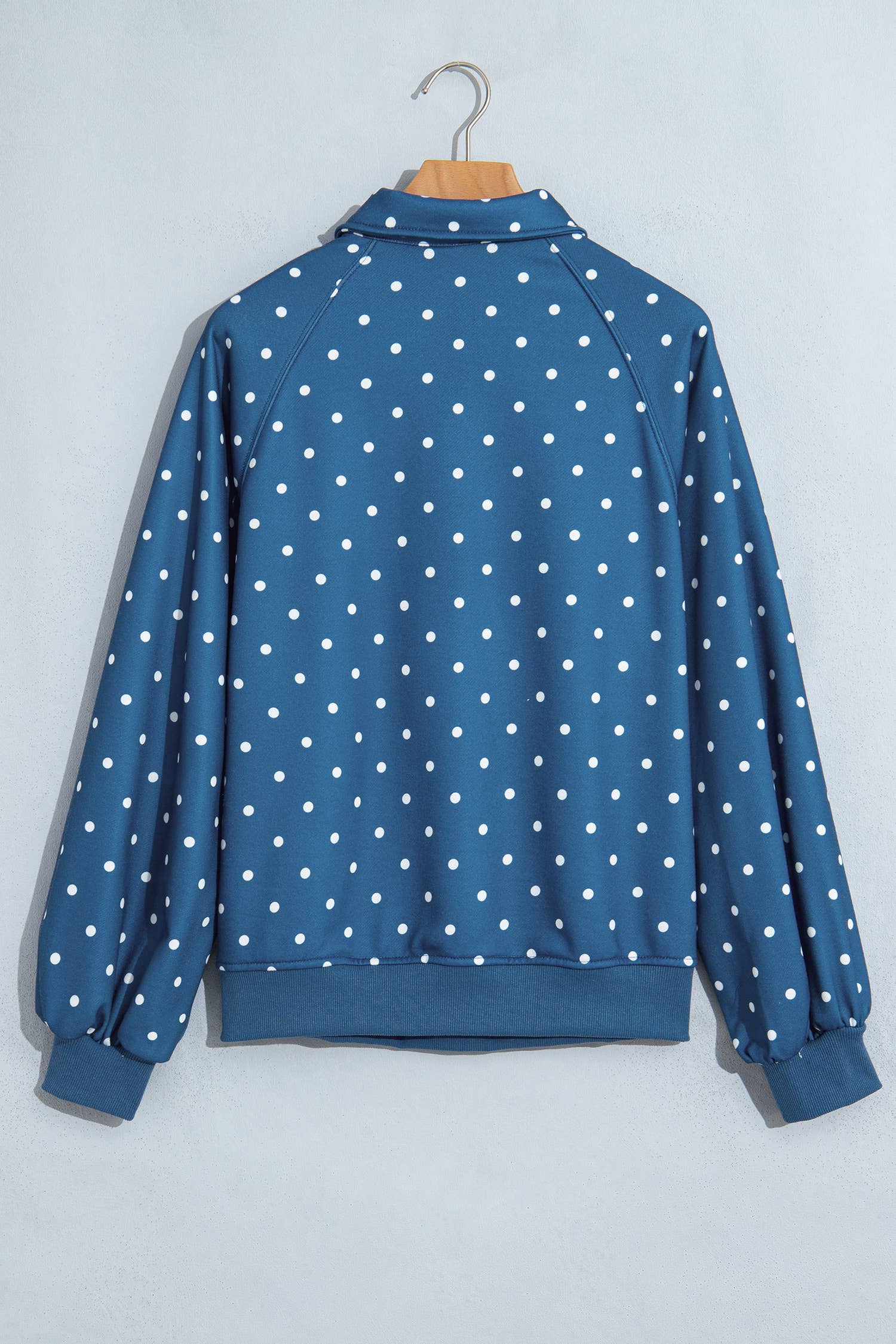 Strawberry Chip Polka Dot Pullover Sweatshirt
