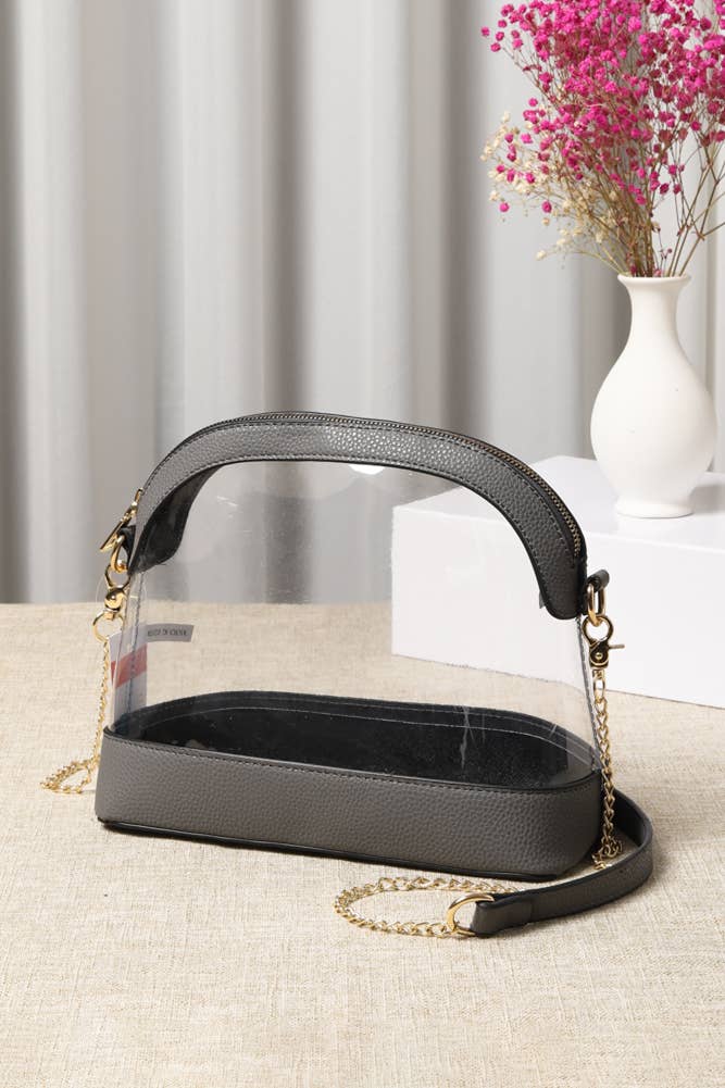Clear Stadium Concert Bag: Leopard