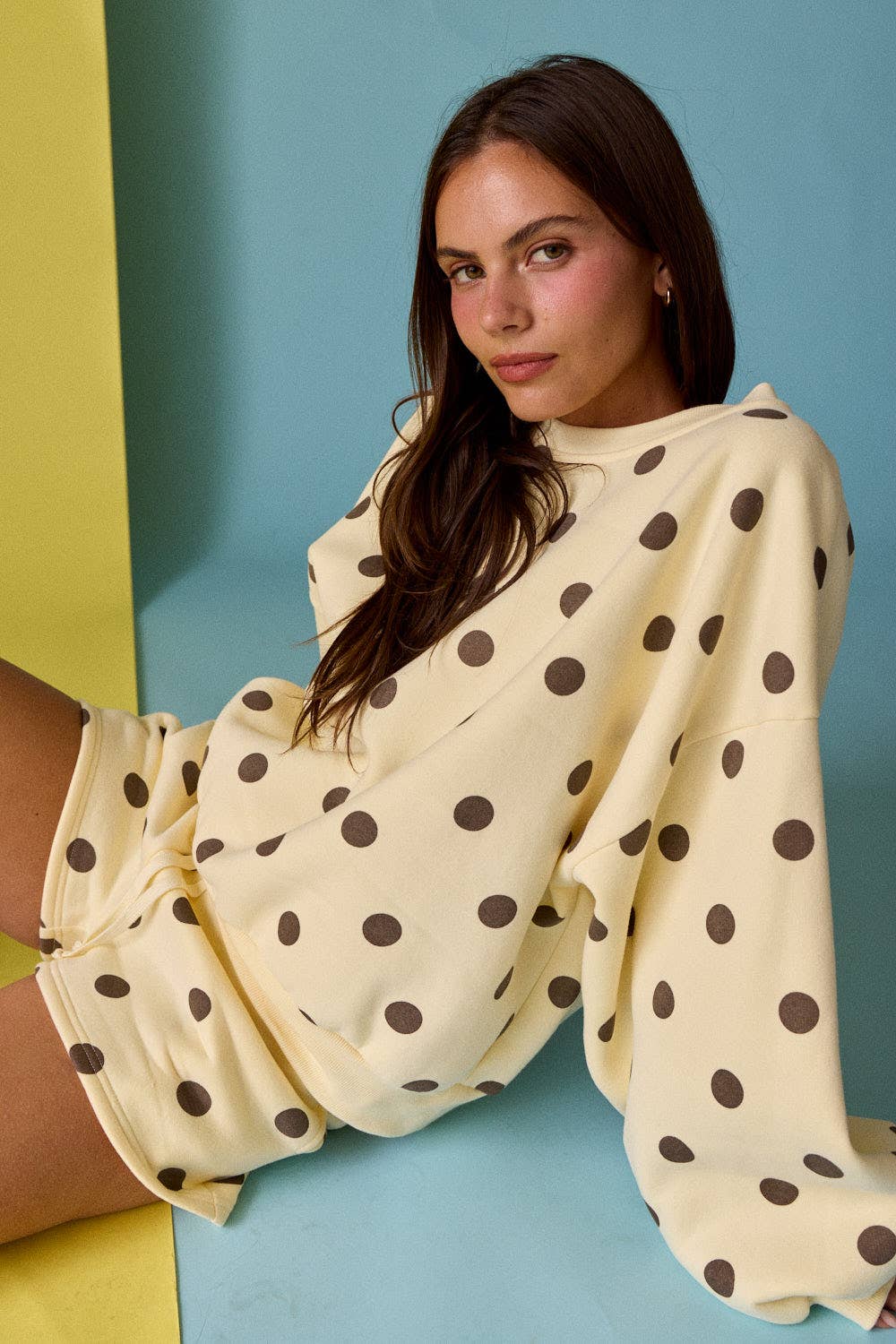 Polka Dot Fleece Set