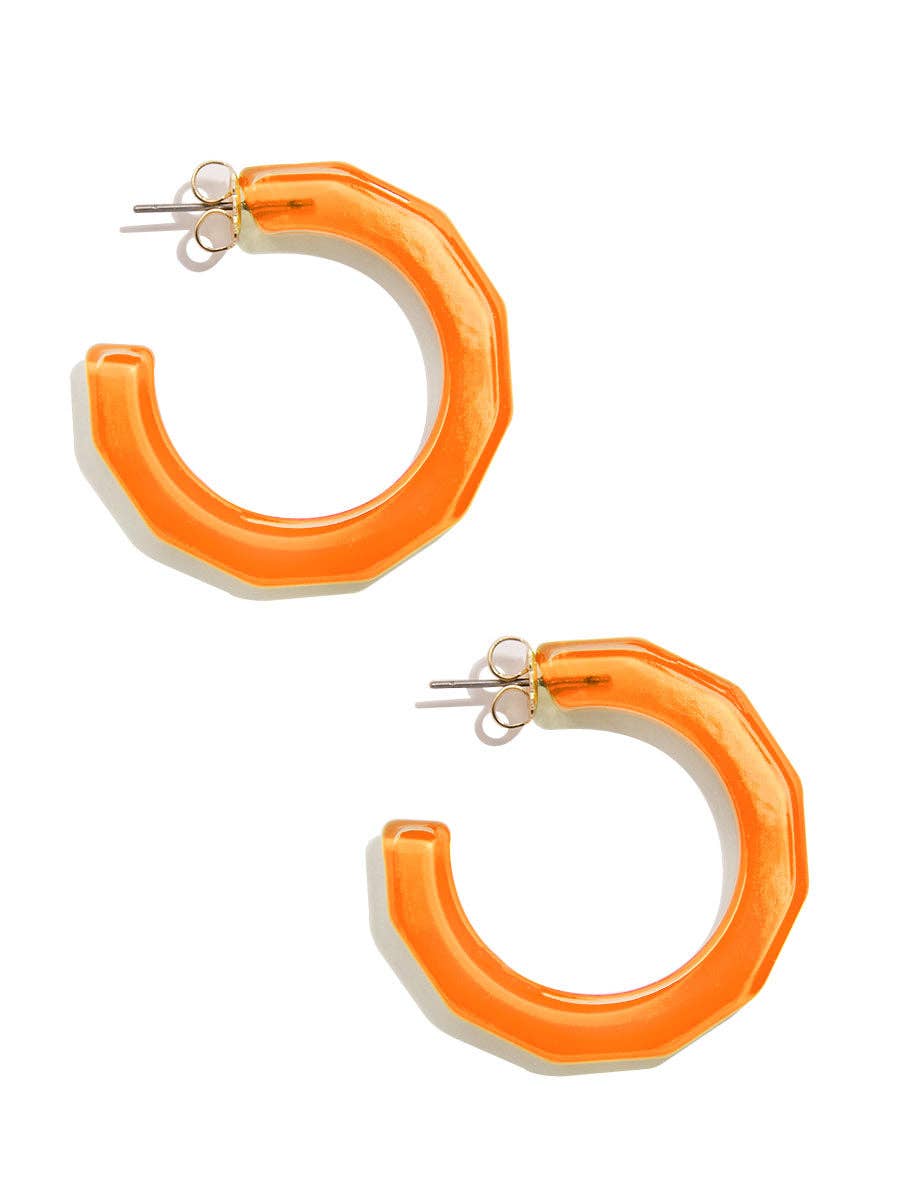 Small Textured Hoop Earring