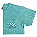 Alpha Sigma Alpha Script Letters Pocket T-Shirt