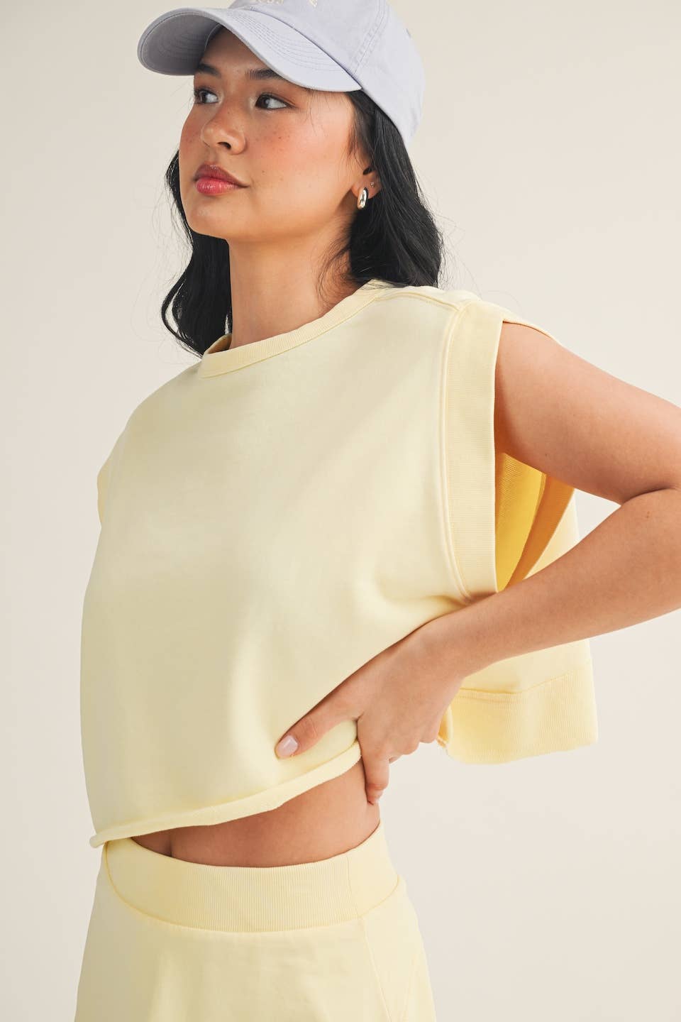 Mineral Wash Open Back Top