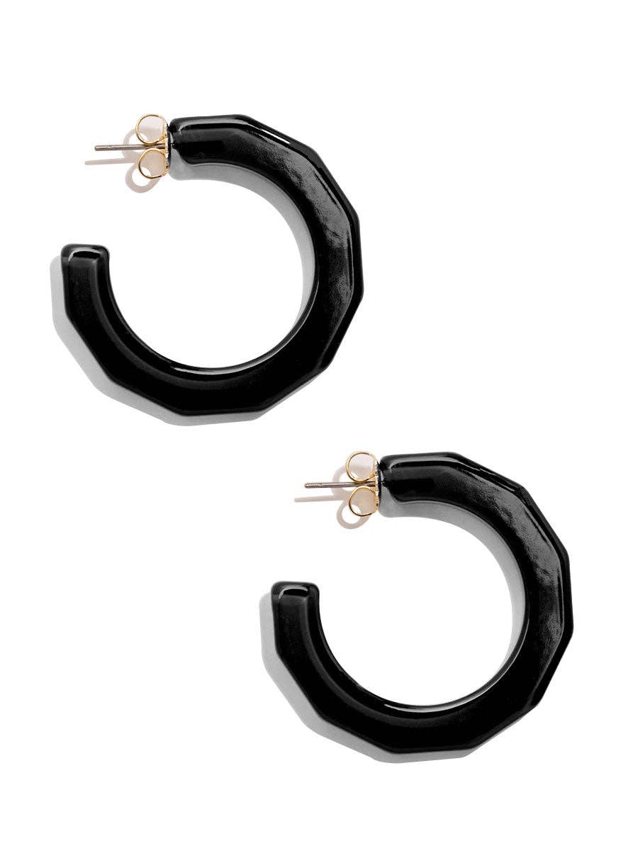 Small Textured Hoop Earring