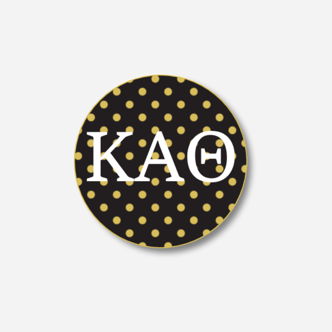 Kappa Alpha Theta Dots Button: Large Dots