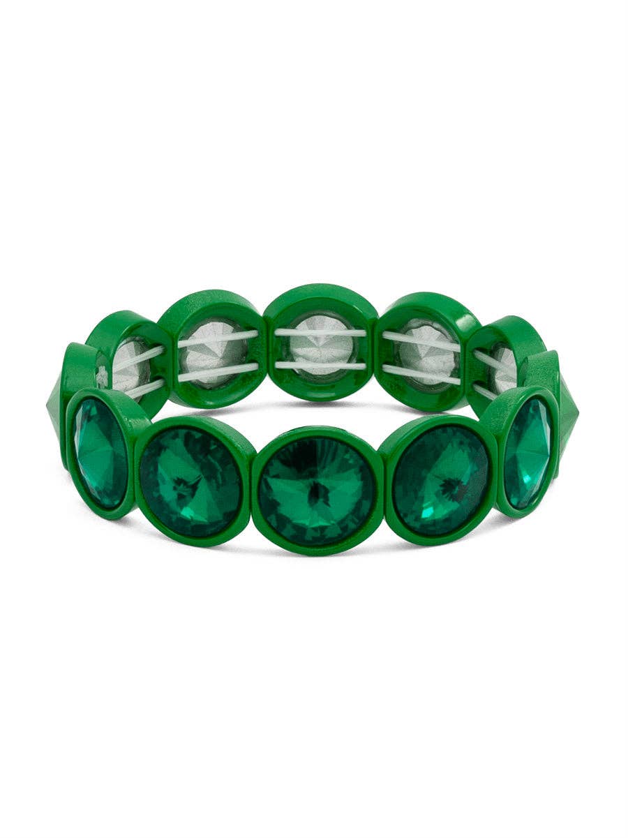 Round Crystal Stretch Bracelet