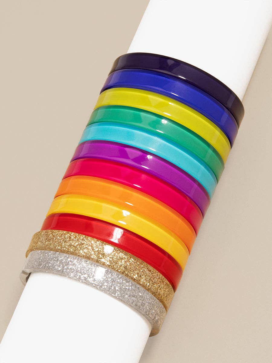 Resin Bangle Bracelet