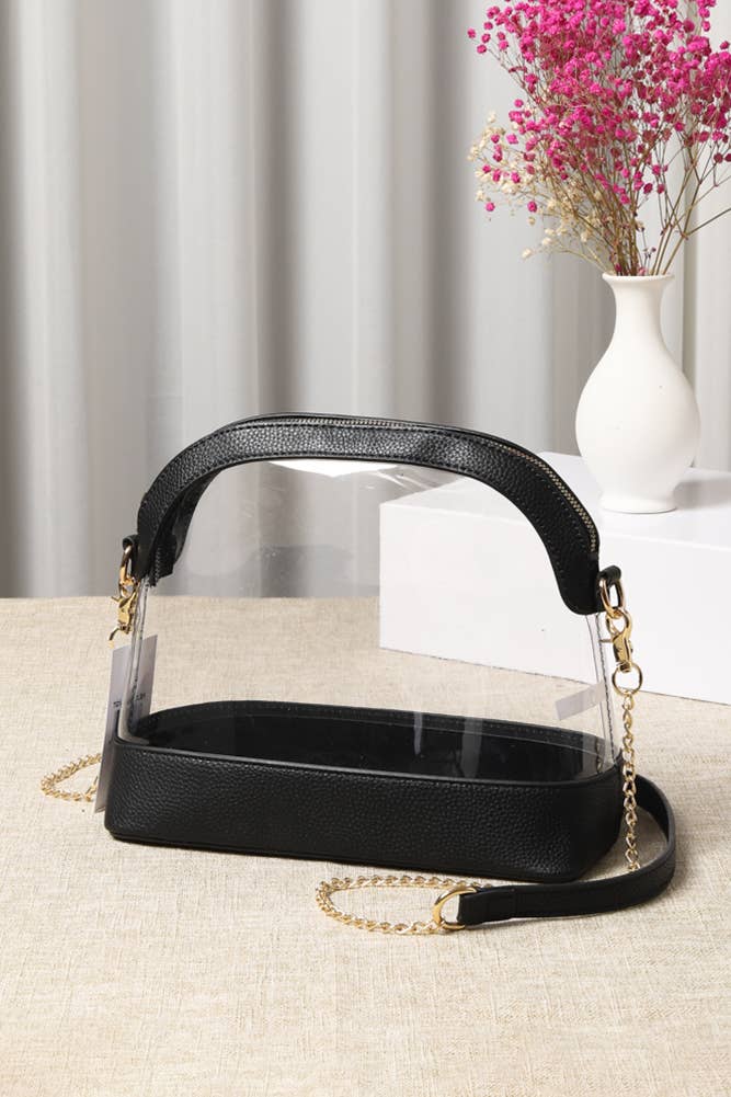 Clear Stadium Concert Bag: Leopard