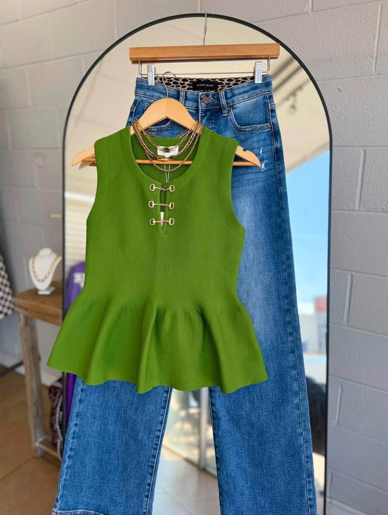 Peplum City Tank