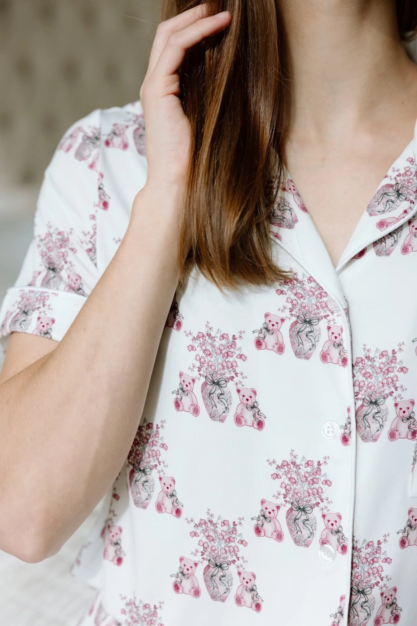 Alpha Phi Luxury Pajamas Short Set