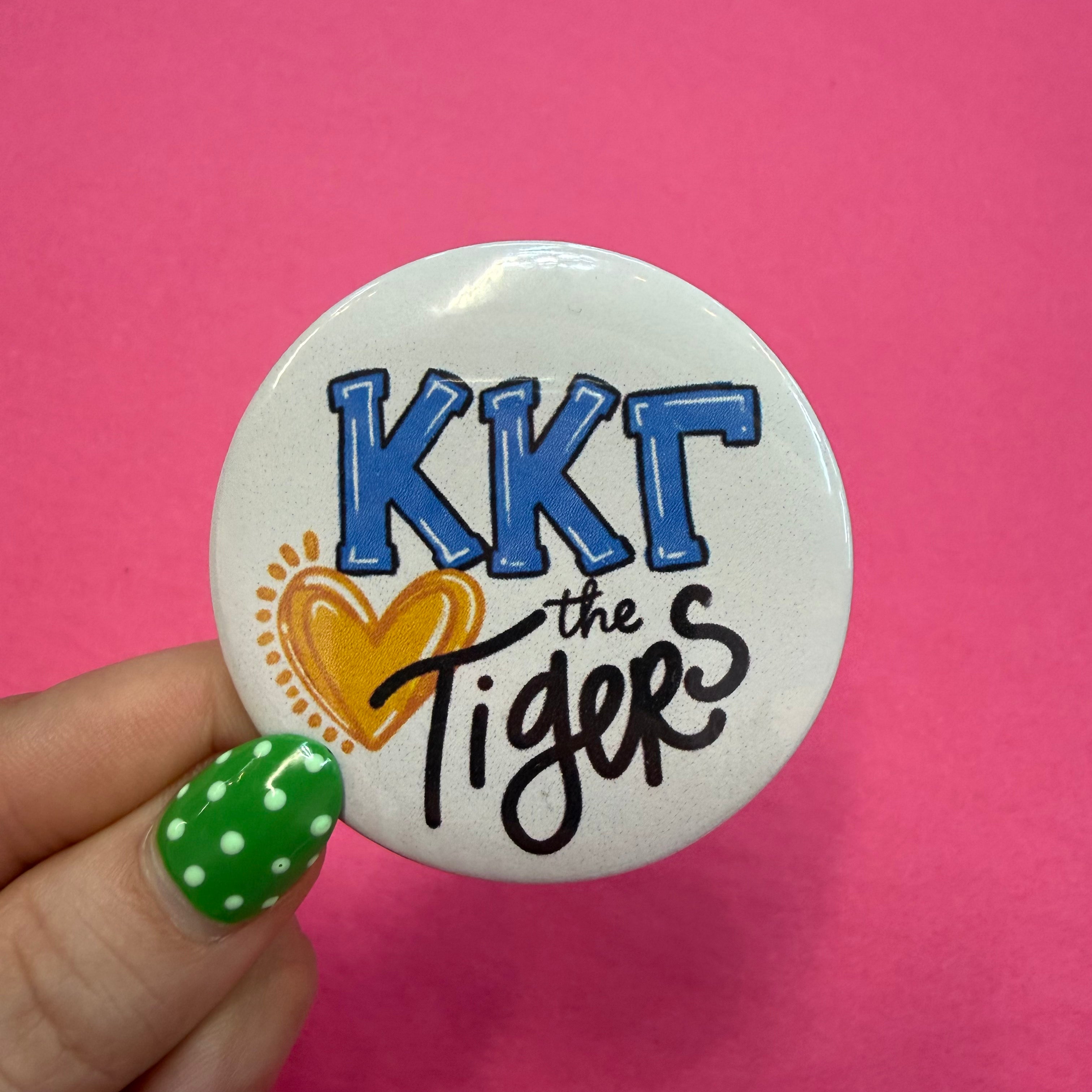 Sorority Love the Tigers Pinback Buttons